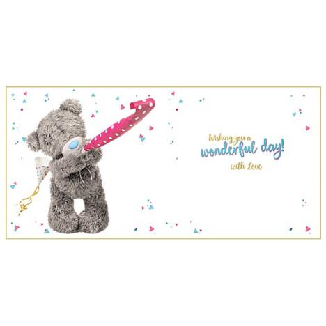 3D Holographic With Party Whistle Me to You Bear Birthday Card Extra Image 1